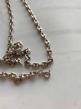 Load image into Gallery viewer, Puffed Gucci Mariner Link Sterling Silver Italian Chain Necklace
