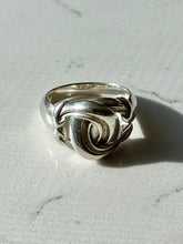 Load image into Gallery viewer, Chunky Double C Sterling Silver Ring Size 10
