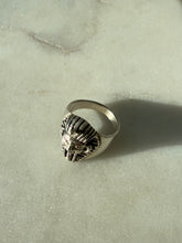 Load image into Gallery viewer, Egyptian Pharaoh Sterling Silver Ring Size 5.75
