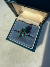 Load image into Gallery viewer, Turquoise Sterling Silver Ring Size 6.25
