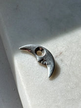 Load image into Gallery viewer, Vintage Crescent Moon Sterling Silver Pendant
