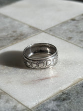 Load image into Gallery viewer, Heart Sterling Silver Band Size 7
