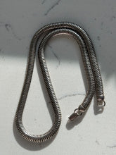 Load image into Gallery viewer, Antique Forstner Sterling Silver Snake Chain 14.5”
