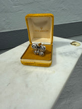 Load image into Gallery viewer, Chunky Butterfly Sterling Silver Ring Size 8.25
