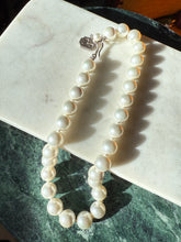 Load image into Gallery viewer, Chunky Pearl Sterling Silver Necklace 19”
