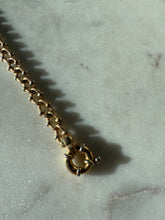 Load image into Gallery viewer, Vintage 14k Gold Bracelet w/ Sailor Bolt Clasp 7.25”
