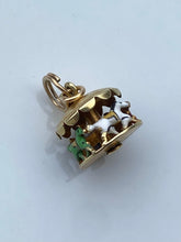 Load image into Gallery viewer, Sloan &amp; Co. Enamel Articulated Carousel 14k Gold Charm
