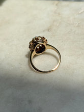 Load image into Gallery viewer, Antique 14k Gold Pearl &amp; Opal Ring Size 6
