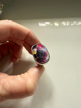 Load image into Gallery viewer, Chunky Sterling Silver Flower Ring Size 7
