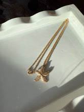 Load image into Gallery viewer, Vintage Starfish Gold Plated Necklace
