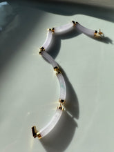 Load image into Gallery viewer, Lavender Jade 14k Yellow Gold Bracelet 7”
