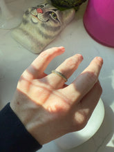 Load image into Gallery viewer, Pavé Set Diamond 10k Gold Ring Size 6.75
