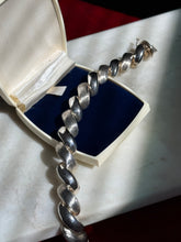 Load image into Gallery viewer, Vintage Italian Sterling Silver Jumbo San Marco Bracelet 7.25”
