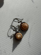 Load image into Gallery viewer, Vintage Sterling Silver Shell Earrings
