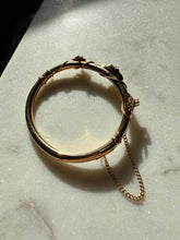 Load image into Gallery viewer, Opal 14k Gold Bangle Bracelet 6.25”

