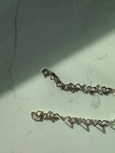 Load image into Gallery viewer, Milor Italy Heart Link Sterling Silver Necklace 16”
