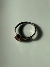 Load image into Gallery viewer, Natural Ruby Sterling Silver &amp; 14k Gold Ring Size 6.25
