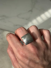 Load image into Gallery viewer, Square Modernist Ring Size 7
