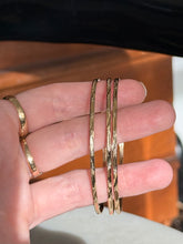 Load image into Gallery viewer, Vintage 14k Yellow Gold Thin Bangle Bracelets Set of 3
