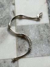 Load image into Gallery viewer, Vintage Sterling Silver Snake Bracelet 7”
