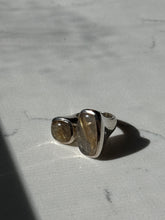 Load image into Gallery viewer, Rutilated Quartz Sterling Silver Ring Size 6.5
