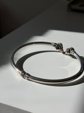 Load image into Gallery viewer, Dueling Rams Sterling Silver Hinged Choker Necklace
