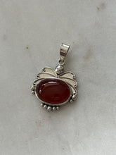 Load image into Gallery viewer, Vintage Carnelian Sterling Silver Pendant

