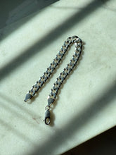 Load image into Gallery viewer, Cuban Curb Link Sterling Silver Bracelet 7”
