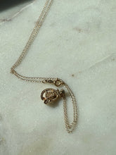 Load image into Gallery viewer, 14k Yellow Gold Opal &amp; Diamond Necklace 19”
