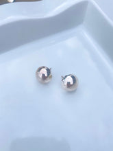 Load image into Gallery viewer, Chunky Sterling Silver Stud Earrings
