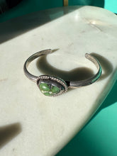 Load image into Gallery viewer, Vintage Turquoise Sterling Silver Cuff Bracelet 6.5”
