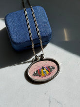Load image into Gallery viewer, Vintage Butterfly Sterling Silver Necklace 18”

