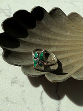 Load image into Gallery viewer, Malachite Sterling Silver Ring Size 9.5
