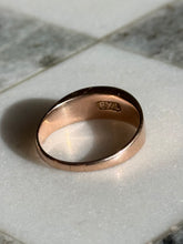 Load image into Gallery viewer, Garnet Starburst 10k Gold Trilogy Ring
