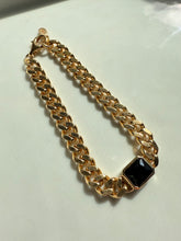 Load image into Gallery viewer, Cuban Link Bracelet w/ Glass Stone 7”
