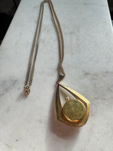 Load image into Gallery viewer, Vintage Gold Plated Long Watch Necklace 25”
