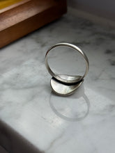 Load image into Gallery viewer, Celestial Evil Eye Sterling Silver Ring Size 12.25
