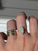 Load image into Gallery viewer, Marquise Opal 14k Yellow Gold Ring Size 6
