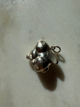 Load image into Gallery viewer, Bunny Sterling Silver 3D Puffy Pendant
