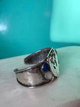 Load image into Gallery viewer, Goddess Isis Sterling Silver Cuff Bracelet 6.5”
