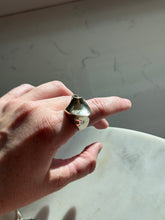 Load image into Gallery viewer, Chunky Sculptural Modernist Solid Sterling Silver Ring Size 7.5
