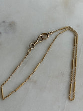 Load image into Gallery viewer, Antique 14k watch chain w/ Dog Clip 14”
