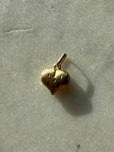 Load image into Gallery viewer, Vintage 10k Gold Mini Puffy Heart Charm
