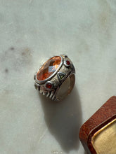 Load image into Gallery viewer, Chunky Multistone Sterling Silver Ring Size 6.25
