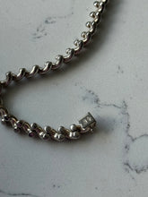 Load image into Gallery viewer, Vintage Italian Sterling Silver San Marco Croissant Bracelet 7.25”
