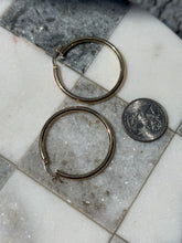 Load image into Gallery viewer, Vintage 14k Gold Tubular Hoop Earrings
