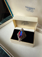 Load image into Gallery viewer, Dragons Breath Sterling Silver Ring Size 7.5
