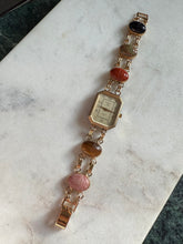 Load image into Gallery viewer, Vintage Gold Plated Scarab Beetle Watch 5.5”
