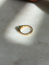 Load image into Gallery viewer, Blue Topaz Gold Vermeil Ring Size 9
