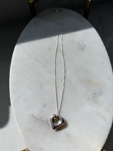 Load image into Gallery viewer, Puffy Heart Sterling Necklace
